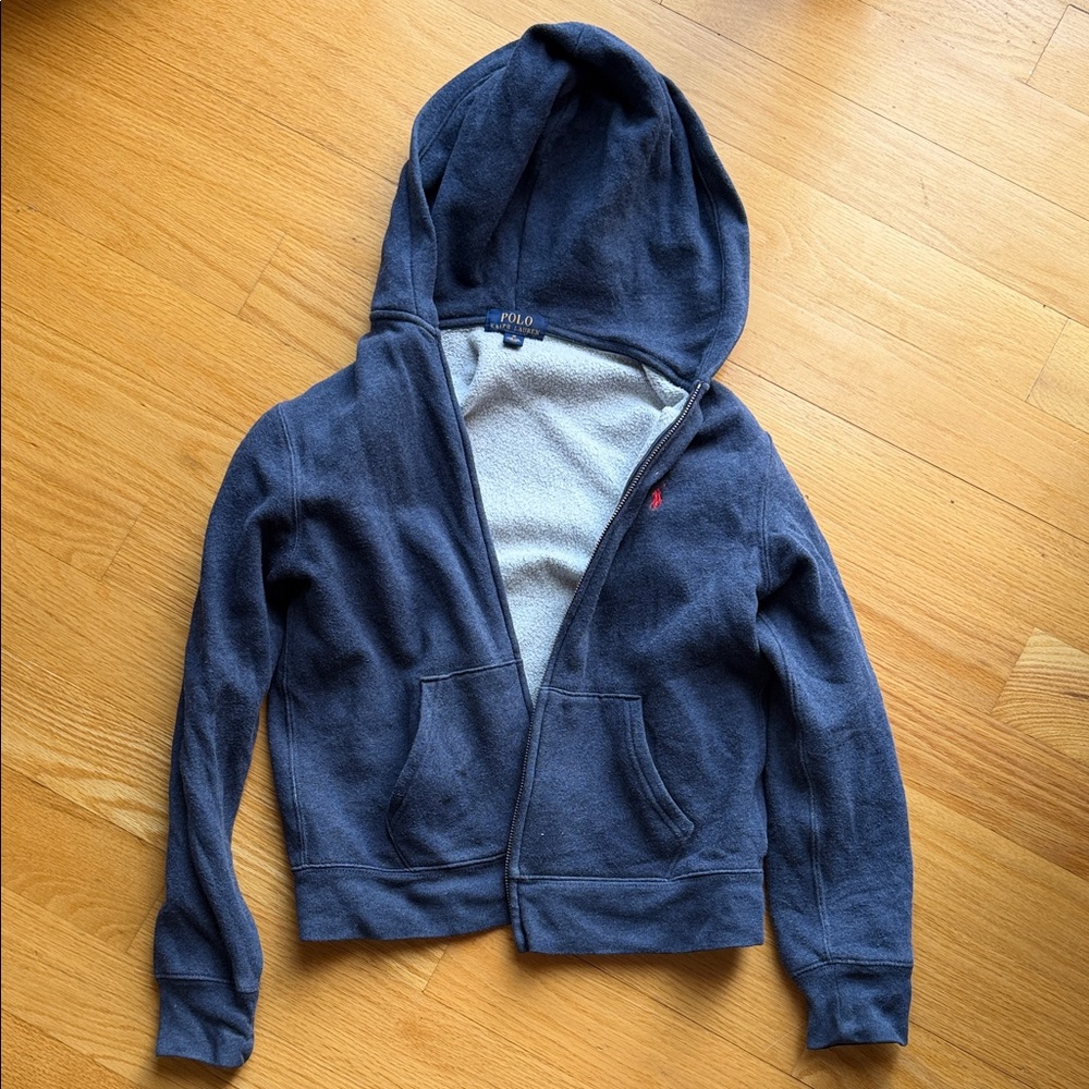 Polo by Ralph Lauren Kids Navy Zip-Up Hoodie